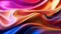 Gold, pink and purple silk texture background, luxury fabric pattern, generative AI Royalty Free Stock Photo