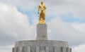 Gold pioneer atop the Oregon State Capitol Royalty Free Stock Photo