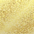 Gold pixels background Royalty Free Stock Photo