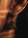 gold plated jhumki earring ornament