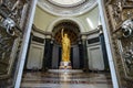 Gold-plated La Rep blica indoor statue