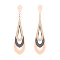 gold-plated women\'s earrings