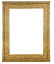 Gold Plated Wooden Picture Royalty Free Stock Photo
