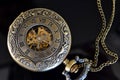 Gold Pocket Watch Royalty Free Stock Photo