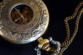 Gold Pocket Watch Royalty Free Stock Photo