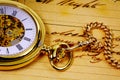 Gold Pocketwatch Royalty Free Stock Photo