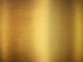 Gold polished metal texture, abstract background, shiny steel banner. Royalty Free Stock Photo