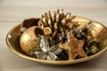 Gold Potpourri Royalty Free Stock Photo