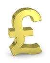 Gold pound sign