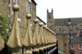 Gold Railings at Durham