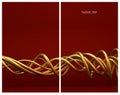 Gold and red abstract background Royalty Free Stock Photo