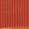 Gold red striped giftwrap paper