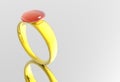 Gold ring Royalty Free Stock Photo