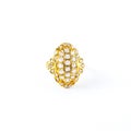 Gold ring with brilliant Royalty Free Stock Photo