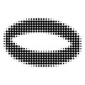 Gold Ring Halftone Dotted Icon