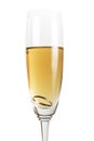 Gold ring in wineglass Royalty Free Stock Photo