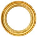 Gold Round Picture Frame