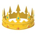 Gold royal crown