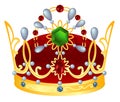 Gold royal crown