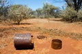 Gold Rush Mining Settlement Royalty Free Stock Photo