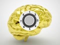 Gold safe brain