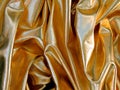 Gold satin material