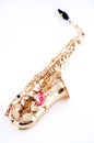 Gold Saxophone Pink Rose