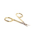 Gold scissors Royalty Free Stock Photo