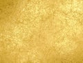 Gold scratched foil background with light reflections. Royalty Free Stock Photo