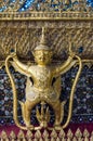 Gold sculpture of Wat Pho in Bangkok, Thailand