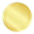 Gold seal Royalty Free Stock Photo