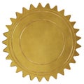 Gold Seal or medal