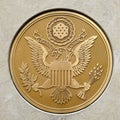 Gold Seal for Military Armed Forces Public Symbol