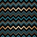 Gold seamless pattern. Background stripe chevron. Elegant zigzag lines. Repeating delicate chevrons striped texture for design. Te Royalty Free Stock Photo