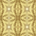 Gold seamless pattern, golden style background