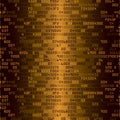 Gold security background with HEX-code