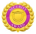 Gold Security Winner Laurel Wreath Medal
