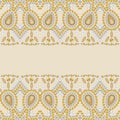 Gold shine fashion pattern from brilliant stones, rhinestones. Royalty Free Stock Photo