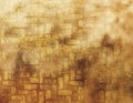 Gold shiny abstract metallic textured overlay background Royalty Free Stock Photo