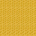 Gold shiny sequins with stitching seamless pattern