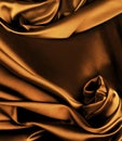 Gold silk background Royalty Free Stock Photo