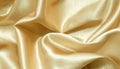 Gold silk fabric Royalty Free Stock Photo