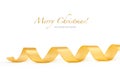 Gold silk ribbon