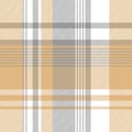 Gold silver color check fabric texture seamless pattern