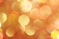 Gold, silver, red, white, orange abstract bokeh lights, defocused background Royalty Free Stock Photo
