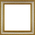 Gold silver wooden frame