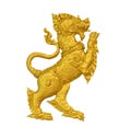 Gold singha Royalty Free Stock Photo