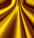 Gold Smooth Satin Royalty Free Stock Photo