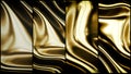 Gold smooth waves 3d