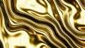 Gold smooth waves 3d